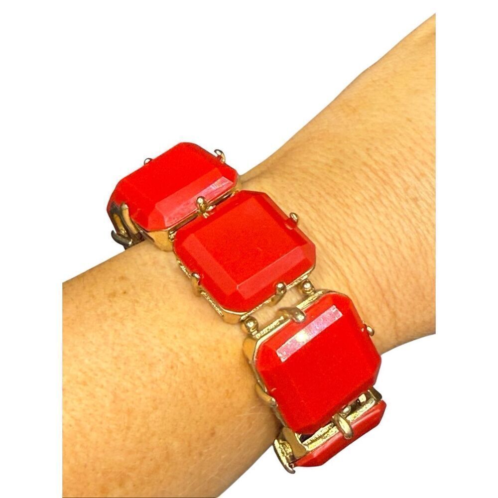 Nordstrom red chunky bracelet